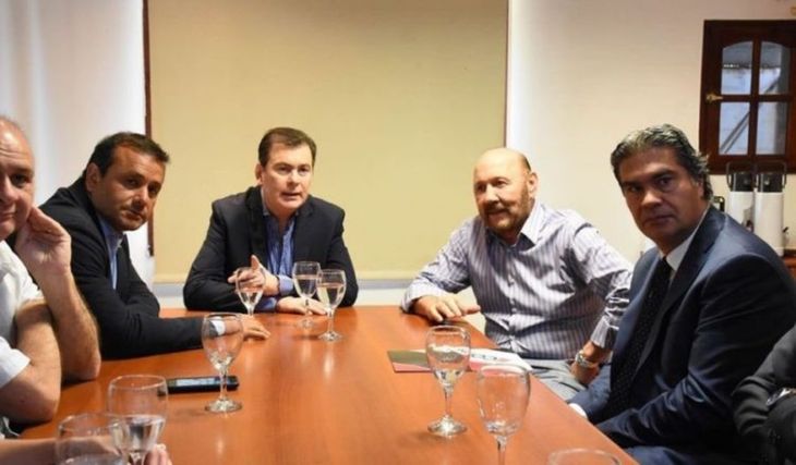 Herrera Ahuad, Zamora, Insfrán y Capitanich cuando eran gobernadores. Tres de ellos podrían estar en el Congreso desde diciembre.