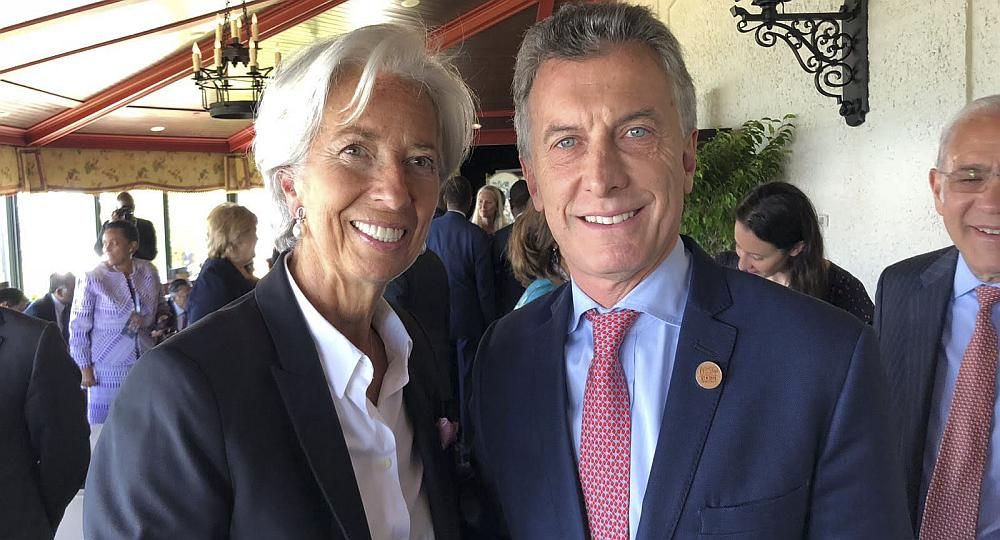 Lagarde y Macri se reunieron el sábado en Canadá.