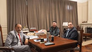 Ricardo Quintela recibió al titular del PJ de Chubut, Gustavo Fite. Ricardo Quintela recibió al titular del PJ de Chubut, Gustavo Fite.