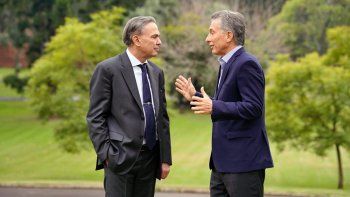 Miguel Ángel Pichetto y Mauricio Macri.