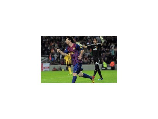 Lionel Messi se afianza como goleador de la Liga de España.