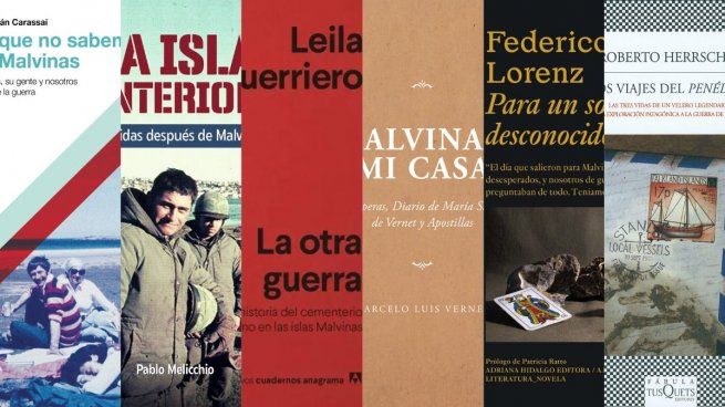 Libros de autores argentinos sobre Malvinas.
