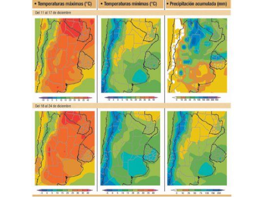 Vientos cálidos del trópico soplan sobre zona de área agrícola