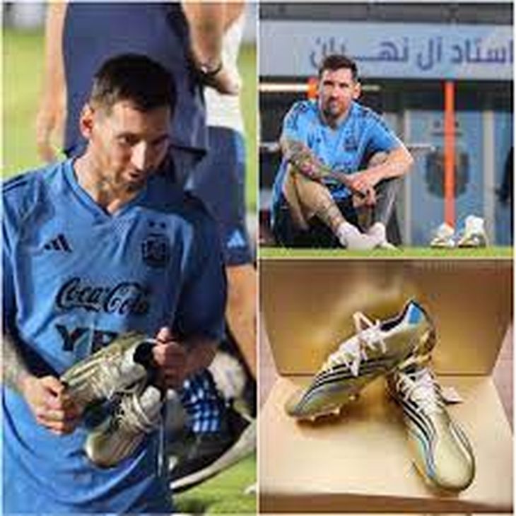 Lionel Messi presentó sus botines exclusivos para debut
