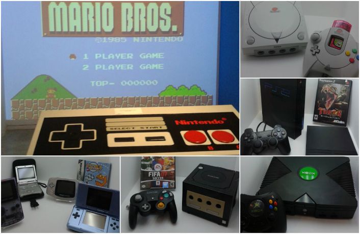 Un Super Mario Bros. a lo grande oficia de anfitrión de la muestra.