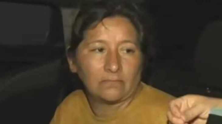 Laudelina Peña, la tía de Loan, confesó que el nene fue atropellado y enterrado. 