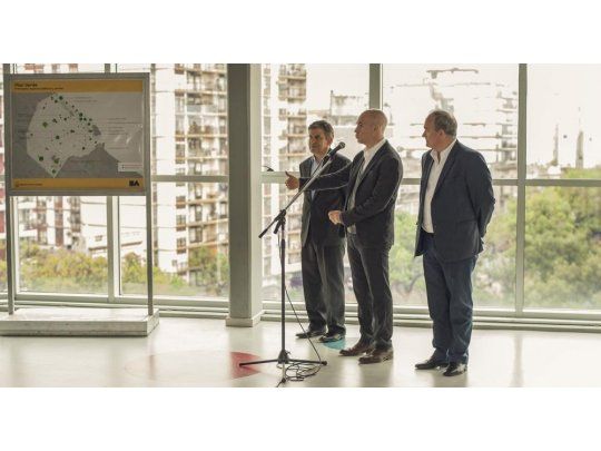 Rodríguez Larreta presentó los nuevos espacios verdes que creará la Ciudad.