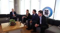 El primer panel de la jornada, moderado por Julián Guarino, contó con la participación de la country manager de WeWork Argentina, Rocío Robledo; el vicerrector de Asuntos Académicos de la Universidad Siglo 21, Pablo Rivarola; y el gerente de RRHH de Ford Argentina, Esteban Sacchi.