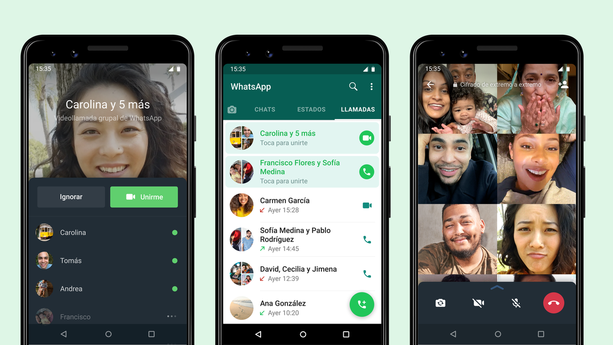 WhatsApp ha annunciato modifiche alle videochiamate