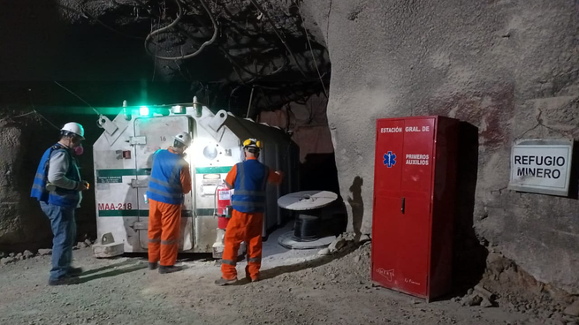 Refugios mineros. Las probabilidades reales de usarlos son muy bajas porque la minería tiene estándares de seguridad muy altos, pero siempre deben estar siempre listos.