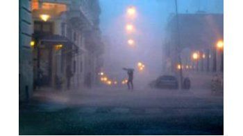 Fuertes lluvias y posible caída de granizo