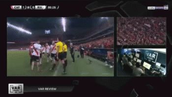 River y el VAR: la tecnología fue protagonista en la expulsión de Casco