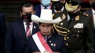 Pedro Castillo, presidente de Perú.