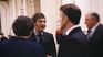 Javier Milei and the president of France, Emmanuel Macron. Javier Milei and the president of France, Emmanuel Macron.