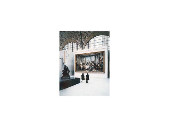 «Museo de Orsay», de Thomas Struth. «En mis fotografías», dice, «la obra de arte mira a la gente que la va a ver».