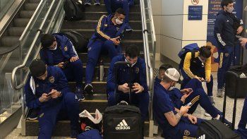 A los jugadores de Boca los hicieron sentir visitantes desde que pisaron el aeropuerto de Belo Horizonte.