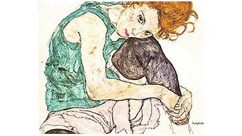 ámbito.com | Ejemplo delarte de EgonSchiele,condenadopor lasociedadaustrohúngaraporel caráctererótico de suobra.