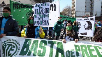 ate marcha contra el gobierno de la ciudad por salarios de pobreza