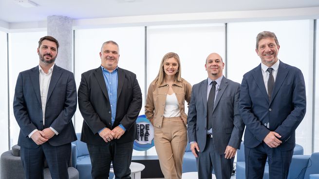 Alejandro Bellorini, de Dreicon; Walter Ardisone, del Grupo L; y Gino Zavanella, de ZLT, formaron parte del sexto panel de Ámbito Debate sobre Energía y Minería.