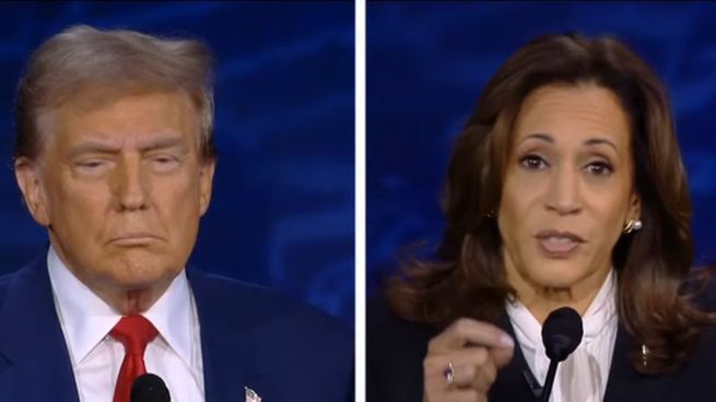 Kamala Harris acusó de desquiciado a su rival Donald Trump.