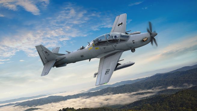 Uruguay le compró a Brasil seis aviones A-29 Super Tucano.