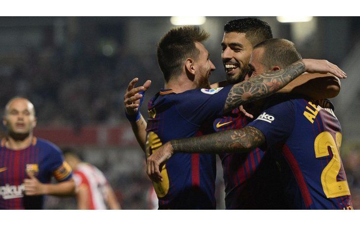 Con poco de Messi, Barcelona ganó y sigue con puntaje ideal