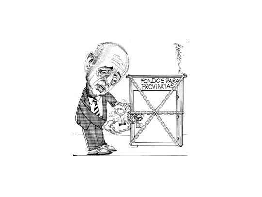 El ministro de Economía, Roberto Lavagna, dijo que Nación no enviará fondos para que las provincias aumenten sueldos.