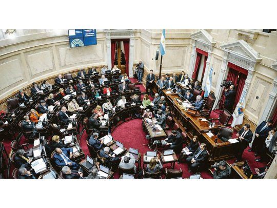 Actividad. Los senadores volverán al recinto tras el receso invernal de julio y las PASO del 13 de agosto pasado.