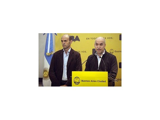 Guillermo Dietrich y Horacio Rodríguez Larreta