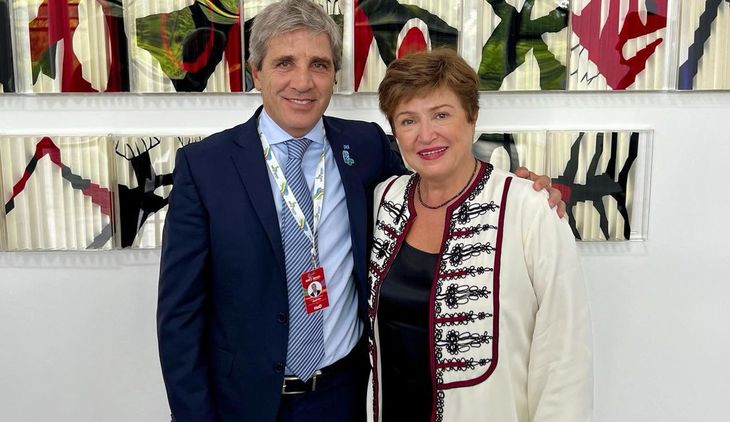 Luis Caputo tendrá una nueva reunión con Kristalina Georgieva.   