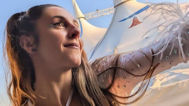 Micaela tiene 32 años y comenzó desde chica gimnasia artística.