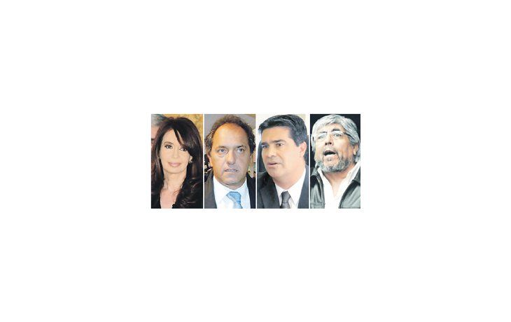 ámbito.com | Cristina de Kirchner, Daniel Scioli, Jorge Capitanich, Hugo Moyano