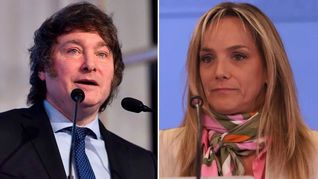 Javier Milei y Malena Galmarini. 