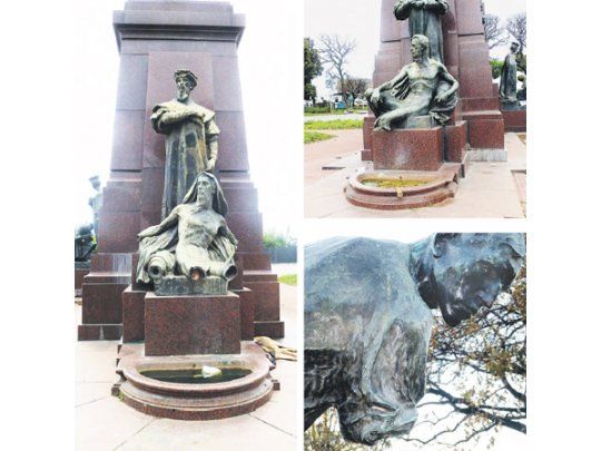El Monumento a España, en Costanera Sur; Familia de Ciervos, frente al Rosedal,  y El Cegador, en la Plaza Rubén Darío, son  tres de las 20 piezas artísticas que están hoy en situación de riesgo. Además, hay miles de esculturas arruinadas, principalmente por vandalismo.