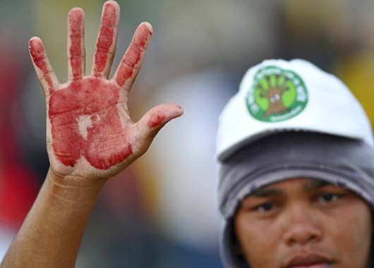 La marca de la represión en Honduras.