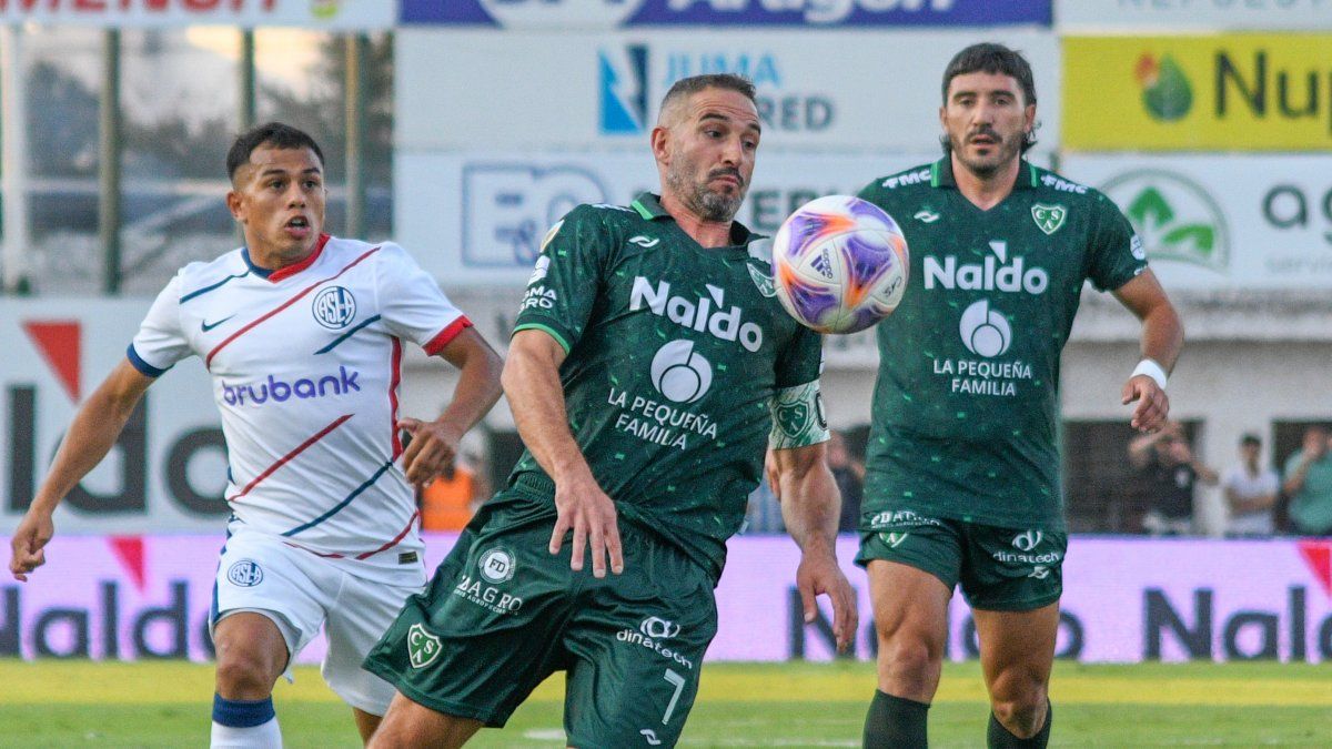 San Lorenzo won on his visit to Sarmiento