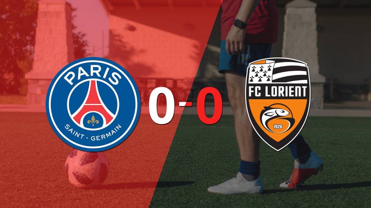 PSG and Lorient finished goalless