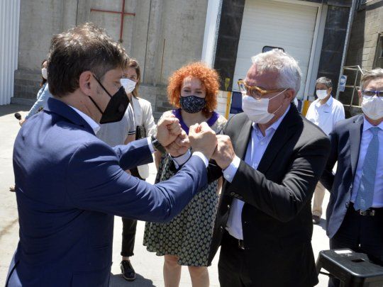 Julio Zamora acompañó a Axel Kicillof en el anuncio de un plan de inversión de la industria frigorífica por u$S 187 millones.