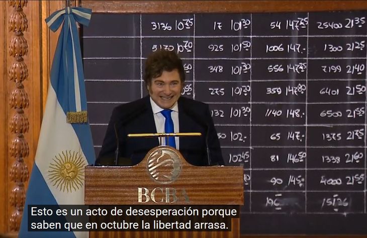 El presidente esta tratando de instalar la idea que La Libertad Avanza “arrasará” en las elecciones de octubre. Quien tiene la última palabra será la sociedad.   El presidente esta tratando de instalar la idea que La Libertad Avanza “arrasará” en las elecciones de octubre. Quien tiene la última palabra será la sociedad.