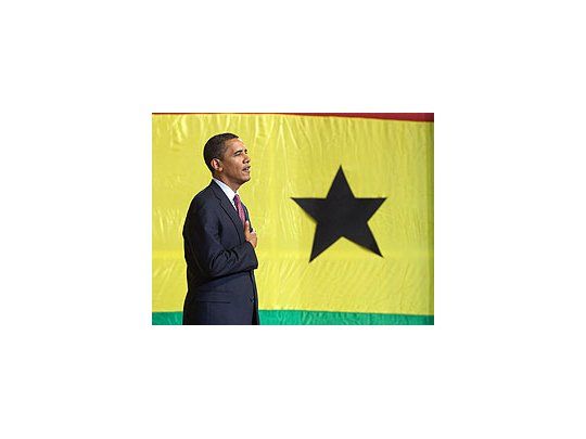 La visita fue significativa para Obama ya que sus ancestros provenían de Kenia.