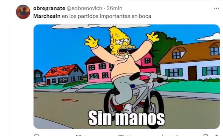 The loaded fell on Boca's players. The loaded fell on Boca's players.