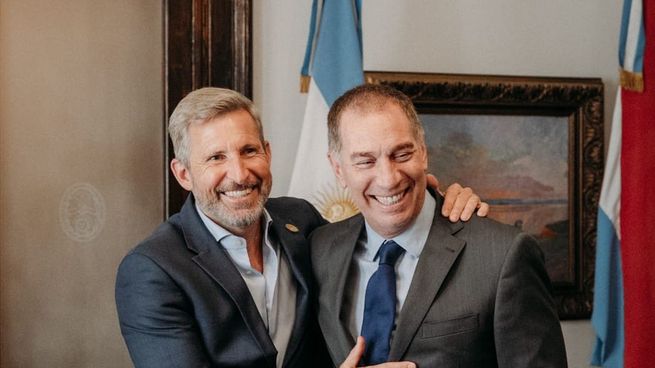 Rogelio Frigerio y Diego Santilli, juntos en Entre Ríos.