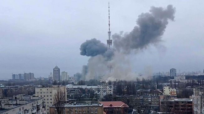 Ataque torre KievFoto: