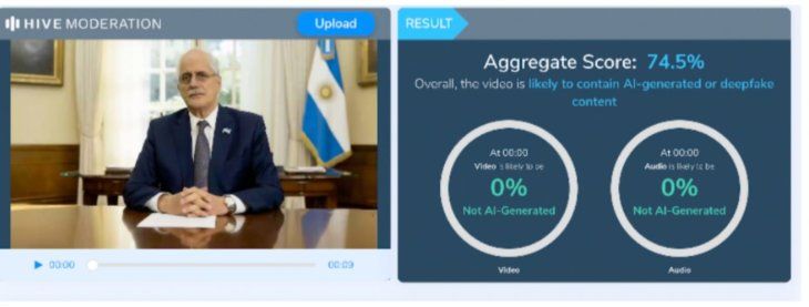 El video está acompañado de un texto que señala: “El candidato de Fuerza Patria se bajó a último momento de las elecciones El video está acompañado de un texto que señala: “El candidato de Fuerza Patria se bajó a último momento de las elecciones