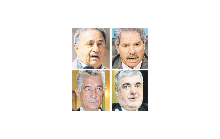 ámbito.com | Eduardo Duhalde, Felipe Solá, Alberto Rodríguez Saá y Mario Das Neves.