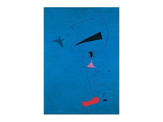 «Peinture (Etoile Bleue)», la obra que puede marcar otro récord para Joan Miro, al ser subastada en Londres el 19 de junio.