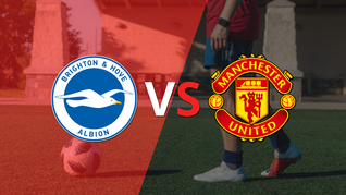 manchester united fue superior y vencio por dos goles a brighton and hove en el estadio the amex
