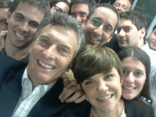 Las selfies de Cristina y Macri (foto 1)