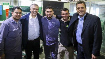 Alberto Fernández y Sergio Massa se mostraron juntos en Córdoba.