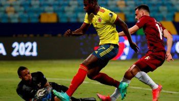 Colombia hizo todo para ganar pero no logró vencer a Venezuela.